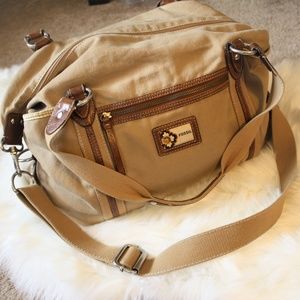 Fossil Dufflebag Canvas Weekend Gym Bag